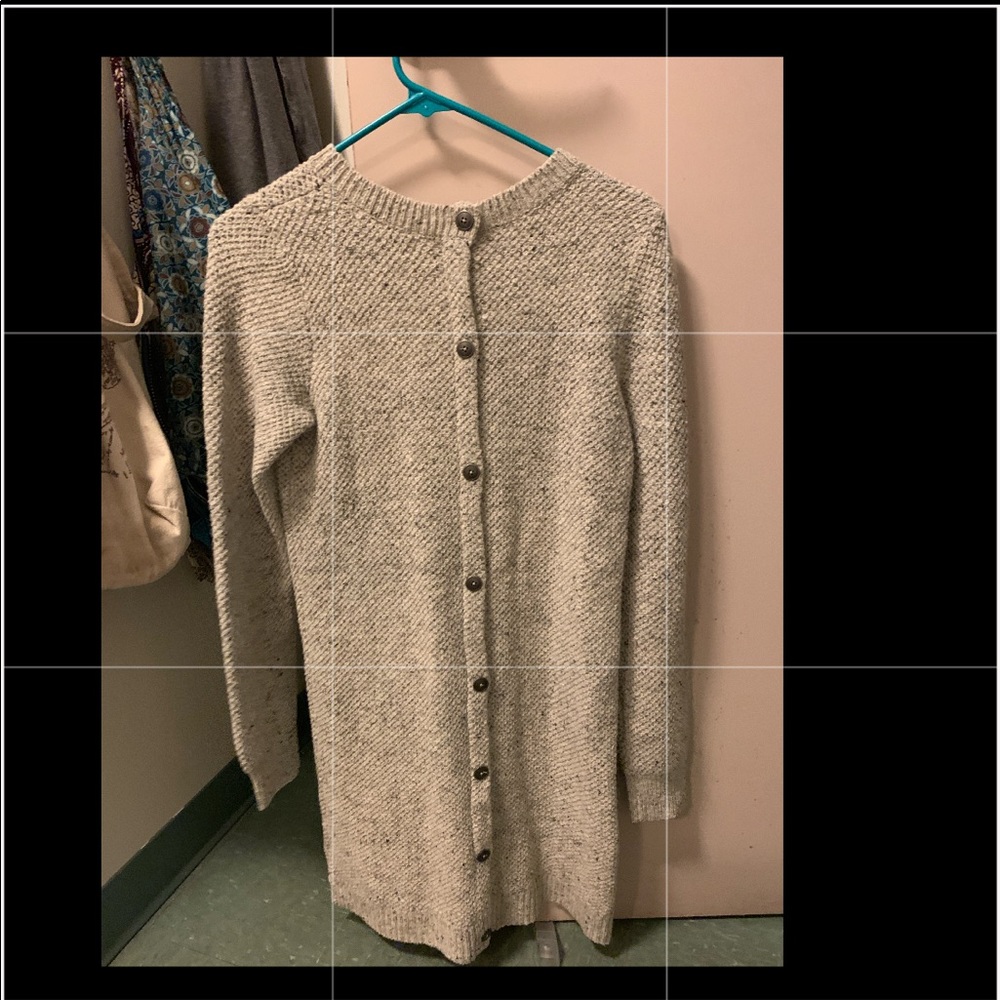 Madewell knit dress with buttons in back